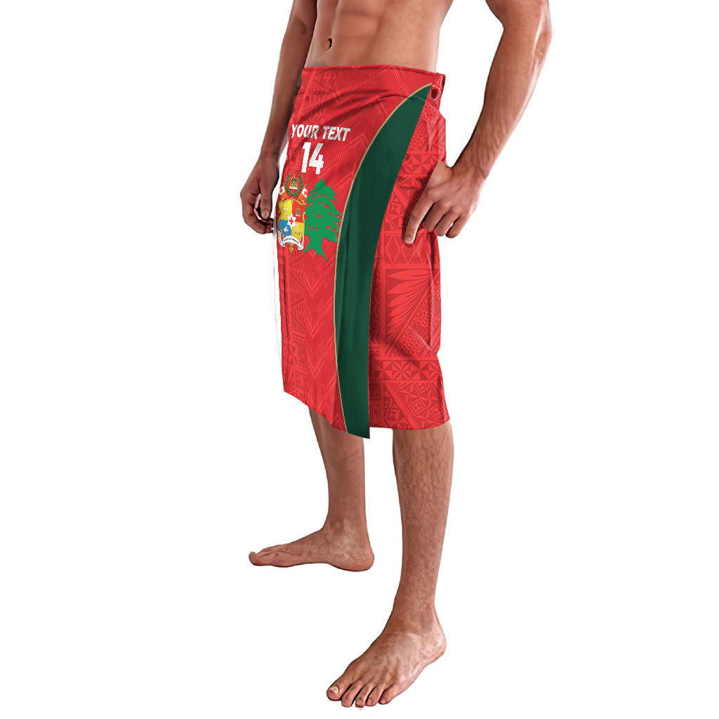 Custom Rugby Tonga and Lebanon Lavalava Mate Maa Tonga Cedars Together LT14 - Polynesian Pride