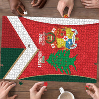 Rugby Tonga and Lebanon Puzzle Mate Maa Tonga Cedars Together LT14 - Polynesian Pride