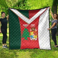 Rugby Tonga and Lebanon Quilt Mate Maa Tonga Cedars Together LT14 - Polynesian Pride