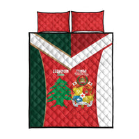Rugby Tonga and Lebanon Quilt Bed Set Mate Maa Tonga Cedars Together LT14 - Polynesian Pride