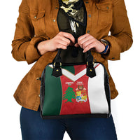 Rugby Tonga and Lebanon Shoulder Handbag Mate Maa Tonga Cedars Together LT14 - Polynesian Pride