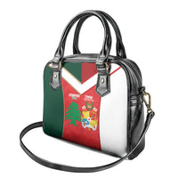Rugby Tonga and Lebanon Shoulder Handbag Mate Maa Tonga Cedars Together LT14 - Polynesian Pride