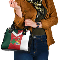 Rugby Tonga and Lebanon Shoulder Handbag Mate Maa Tonga Cedars Together LT14 - Polynesian Pride