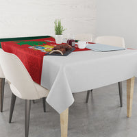 Rugby Tonga and Lebanon Tablecloth Mate Maa Tonga Cedars Together LT14 - Polynesian Pride
