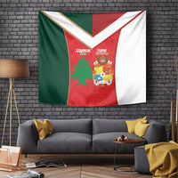 Rugby Tonga and Lebanon Tapestry Mate Maa Tonga Cedars Together LT14 Multicolor - Polynesian Pride