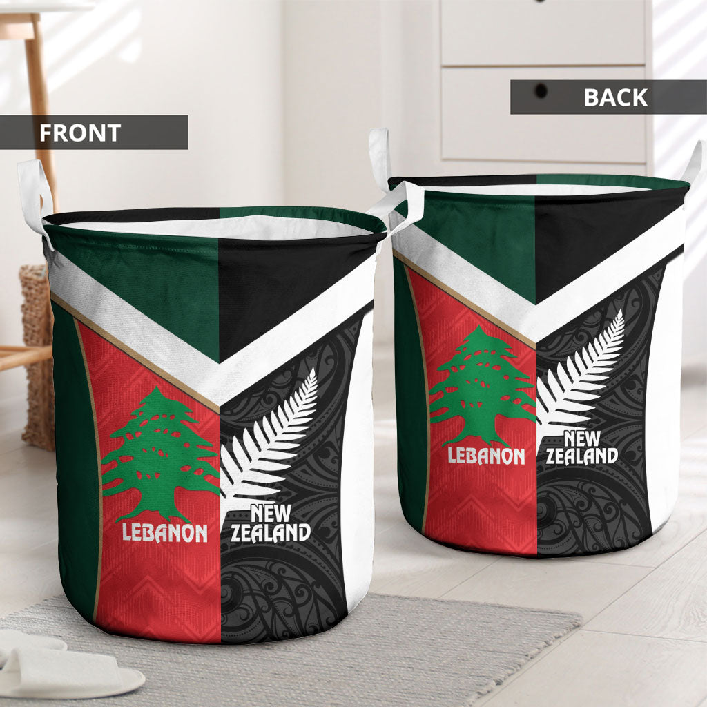 Rugby New Zealand and Lebanon Laundry Basket All Black Cedars Together LT14 - Polynesian Pride