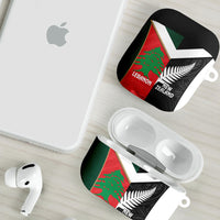 Rugby New Zealand and Lebanon AirPods Case All Black Cedars Together LT14 - Polynesian Pride