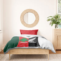 Rugby New Zealand and Lebanon Bedding Set All Black Cedars Together LT14 - Polynesian Pride
