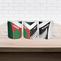 Rugby New Zealand and Lebanon Ceramic Mug All Black Cedars Together LT14 - Polynesian Pride