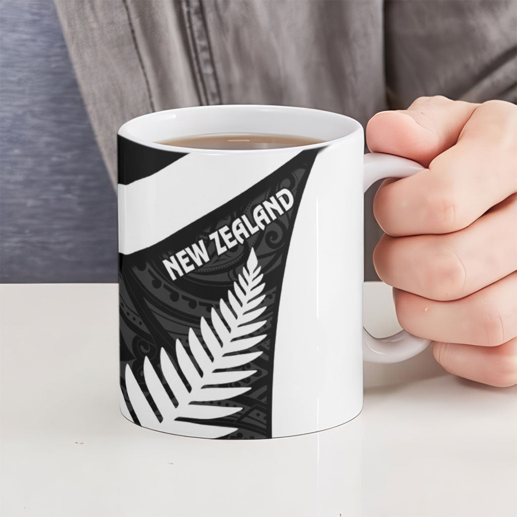 Rugby New Zealand and Lebanon Ceramic Mug All Black Cedars Together LT14 - Polynesian Pride