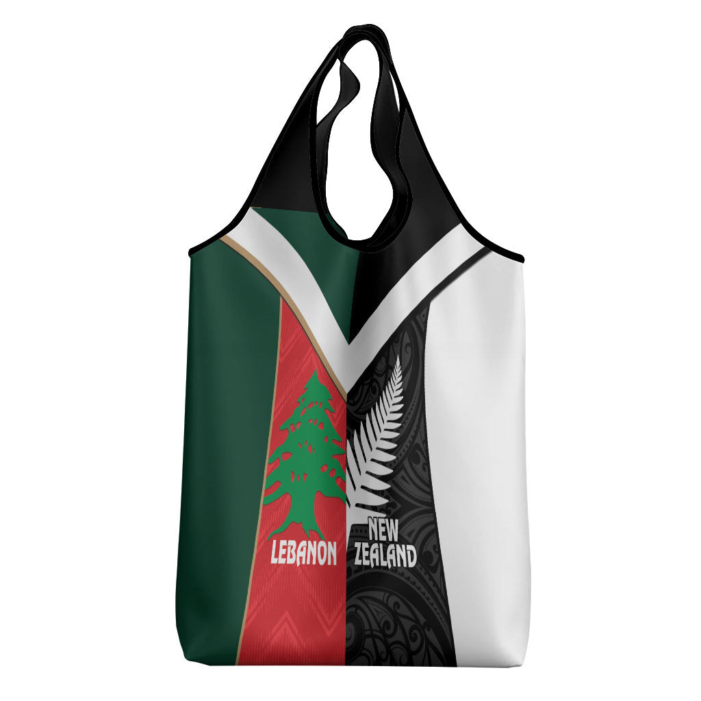 Rugby New Zealand and Lebanon Grocery Bag All Black Cedars Together LT14 - Polynesian Pride