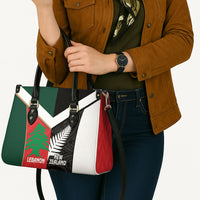 Rugby New Zealand and Lebanon Leather Bag All Black Cedars Together LT14 - Polynesian Pride