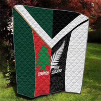 Rugby New Zealand and Lebanon Quilt All Black Cedars Together LT14 - Polynesian Pride