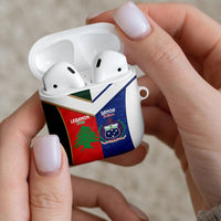 Rugby Samoa and Lebanon AirPods Case Toa Samoa Cedars Together LT14 - Polynesian Pride