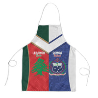 Rugby Samoa and Lebanon Apron Toa Samoa Cedars Together LT14 Multicolor - Polynesian Pride