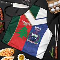 Rugby Samoa and Lebanon Apron Toa Samoa Cedars Together LT14 Multicolor - Polynesian Pride