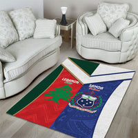 Rugby Samoa and Lebanon Area Rug Toa Samoa Cedars Together LT14 - Polynesian Pride