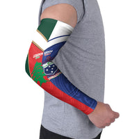 Custom Rugby Samoa and Lebanon Arm Sleeves Toa Samoa Cedars Together LT14 - Polynesian Pride