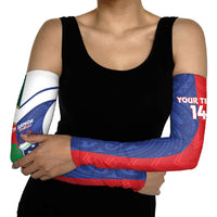 Custom Rugby Samoa and Lebanon Arm Sleeves Toa Samoa Cedars Together LT14 - Polynesian Pride