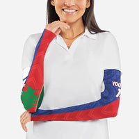 Custom Rugby Samoa and Lebanon Arm Sleeves Toa Samoa Cedars Together LT14 - Polynesian Pride