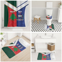Rugby Samoa and Lebanon Bathroom Set Toa Samoa Cedars Together LT14 - Polynesian Pride