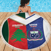 Rugby Samoa and Lebanon Beach Blanket Toa Samoa Cedars Together LT14 - Polynesian Pride