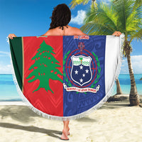 Rugby Samoa and Lebanon Beach Blanket Toa Samoa Cedars Together LT14 - Polynesian Pride