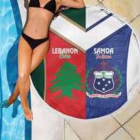 Rugby Samoa and Lebanon Beach Blanket Toa Samoa Cedars Together LT14 - Polynesian Pride