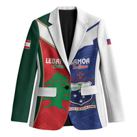 Custom Rugby Samoa and Lebanon Blazer Toa Samoa Cedars Together LT14 Unisex Multicolor - Polynesian Pride