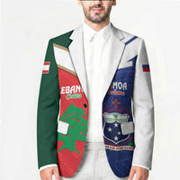Custom Rugby Samoa and Lebanon Blazer Toa Samoa Cedars Together LT14 - Polynesian Pride