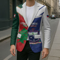Custom Rugby Samoa and Lebanon Blazer Toa Samoa Cedars Together LT14 - Polynesian Pride