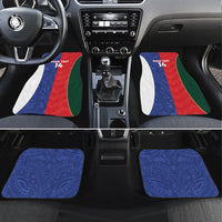 Custom Rugby Samoa and Lebanon Car Mats Toa Samoa Cedars Together LT14 Set 4pcs Multicolor - Polynesian Pride