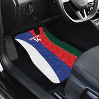 Custom Rugby Samoa and Lebanon Car Mats Toa Samoa Cedars Together LT14 - Polynesian Pride