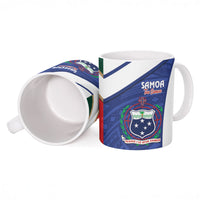 Rugby Samoa and Lebanon Ceramic Mug Toa Samoa Cedars Together LT14 - Polynesian Pride