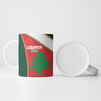 Rugby Samoa and Lebanon Ceramic Mug Toa Samoa Cedars Together LT14 - Polynesian Pride