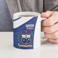 Rugby Samoa and Lebanon Ceramic Mug Toa Samoa Cedars Together LT14 - Polynesian Pride