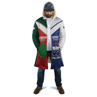 Custom Rugby Samoa and Lebanon Cloak Toa Samoa Cedars Together LT14 - Polynesian Pride