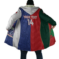 Custom Rugby Samoa and Lebanon Cloak Toa Samoa Cedars Together LT14 - Polynesian Pride