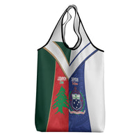 Rugby Samoa and Lebanon Grocery Bag Toa Samoa Cedars Together LT14 - Polynesian Pride