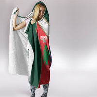 Rugby Samoa and Lebanon Hooded Blanket Toa Samoa Cedars Together LT14 - Polynesian Pride
