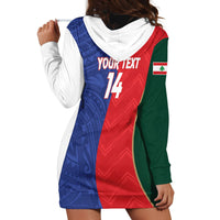 Custom Rugby Samoa and Lebanon Hoodie Dress Toa Samoa Cedars Together LT14 - Polynesian Pride