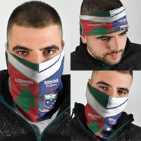 Rugby Samoa and Lebanon Neck Gaiter Toa Samoa Cedars Together LT14 - Polynesian Pride