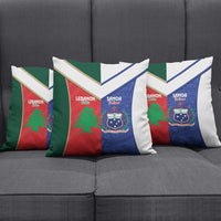 Rugby Samoa and Lebanon Pillow Cover Toa Samoa Cedars Together LT14 - Polynesian Pride