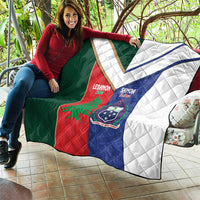 Rugby Samoa and Lebanon Quilt Toa Samoa Cedars Together LT14 - Polynesian Pride