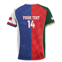 Custom Rugby Samoa and Lebanon Rugby Jersey Toa Samoa Cedars Together LT14 - Polynesian Pride
