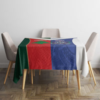 Rugby Samoa and Lebanon Tablecloth Toa Samoa Cedars Together LT14 - Polynesian Pride
