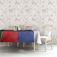 Rugby Samoa and Lebanon Tablecloth Toa Samoa Cedars Together LT14 - Polynesian Pride