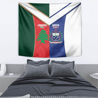Rugby Samoa and Lebanon Tapestry Toa Samoa Cedars Together LT14 - Polynesian Pride