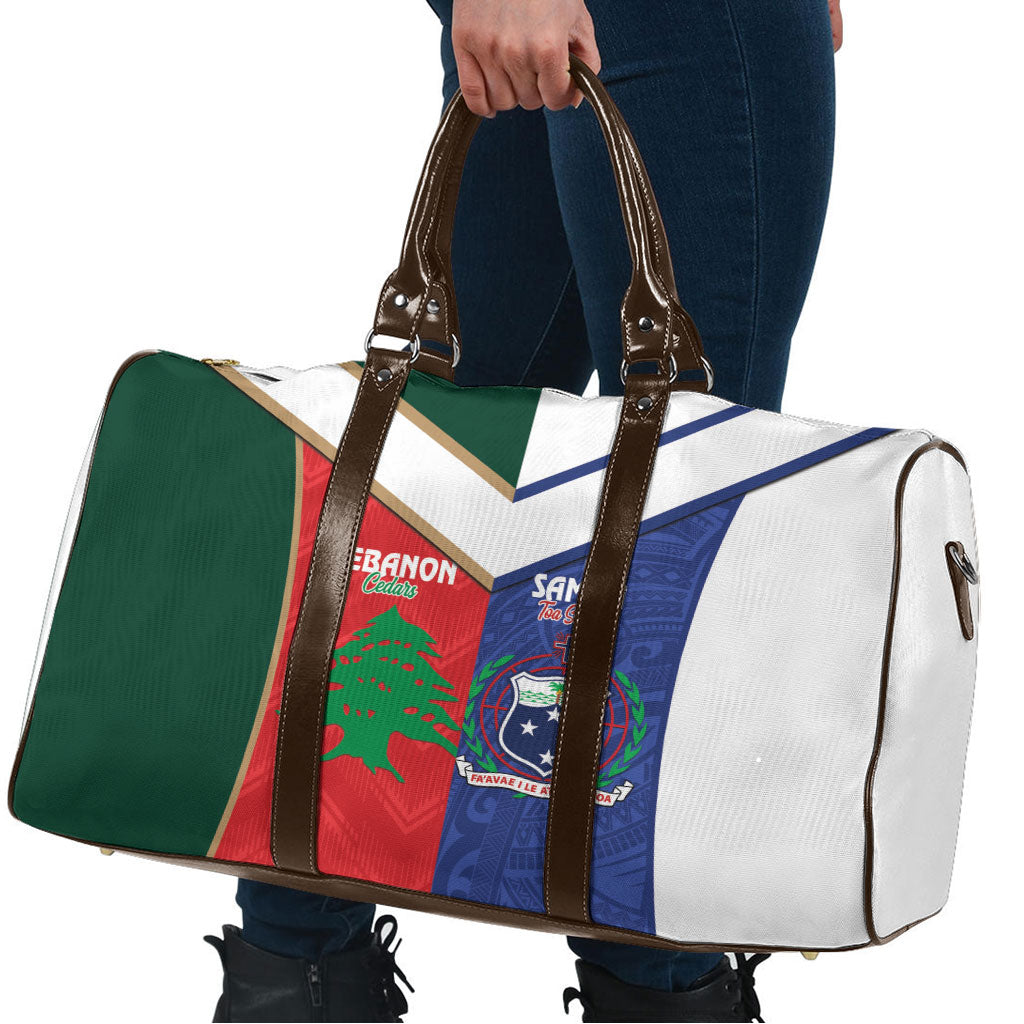 Rugby Samoa and Lebanon Travel Bag Toa Samoa Cedars Together LT14 - Polynesian Pride