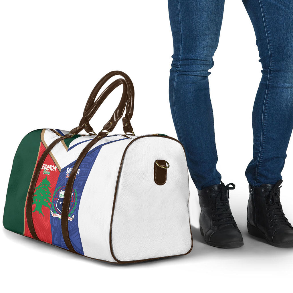 Rugby Samoa and Lebanon Travel Bag Toa Samoa Cedars Together LT14 - Polynesian Pride